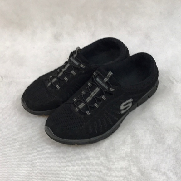 sketchers slide on sneakers